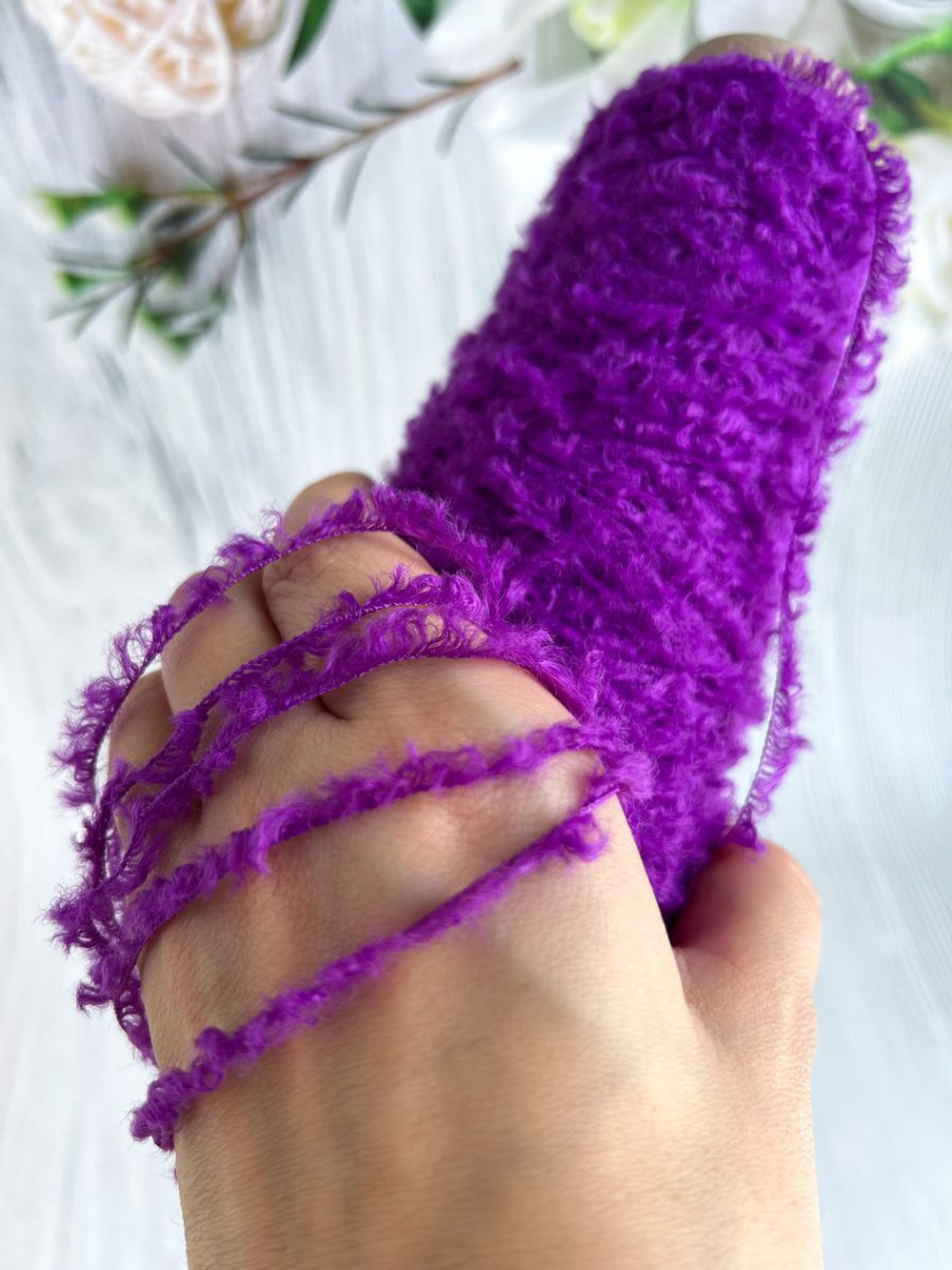 Пряжа для вязания мех Норки декоративная