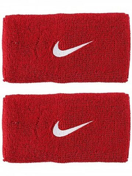 Теннисные напульсники Nike Swoosh Double-Wide Wristbands