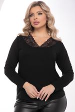 Блуза "Лира" (черная) Б8308 LT Collection