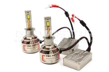 Aozoom P13/H1 с вентилятором 12V 100W 11000Lm (комплект, 2шт)