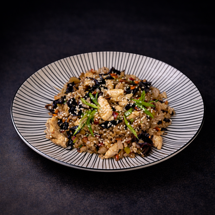 Рис с курицей в Азиатском стиле