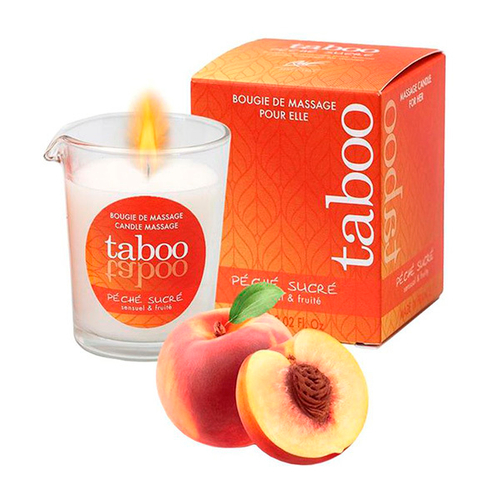 Массажная аромасвеча для женщин Сладкий грех Ruf Taboo Peche Sucre 60г