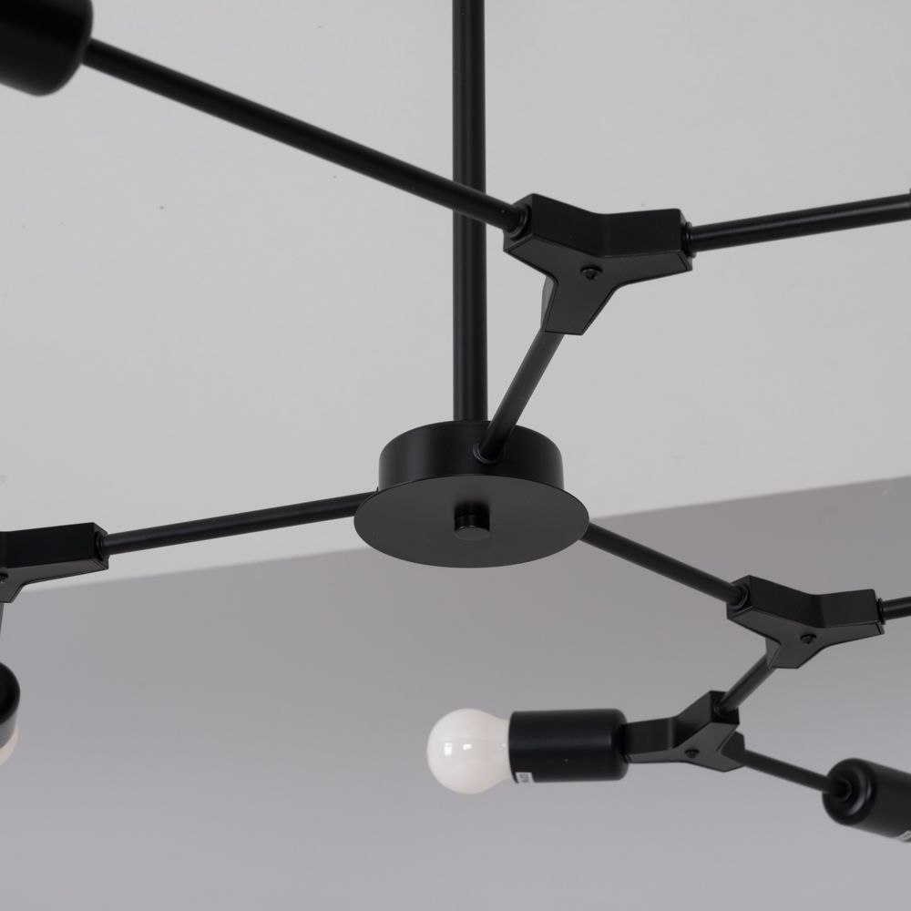 Люстра На Штанге Late D103 Black By Imperiumloft