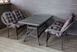 Комплект мебели из искусственного ротанга Мэдисон НЬЮ (Medison NEW) Сompany Set  с подушками на сидение и спинку