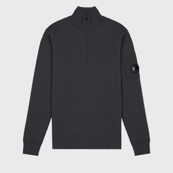 Свитер C.P. Company 1/4 Zip Dark Grey
