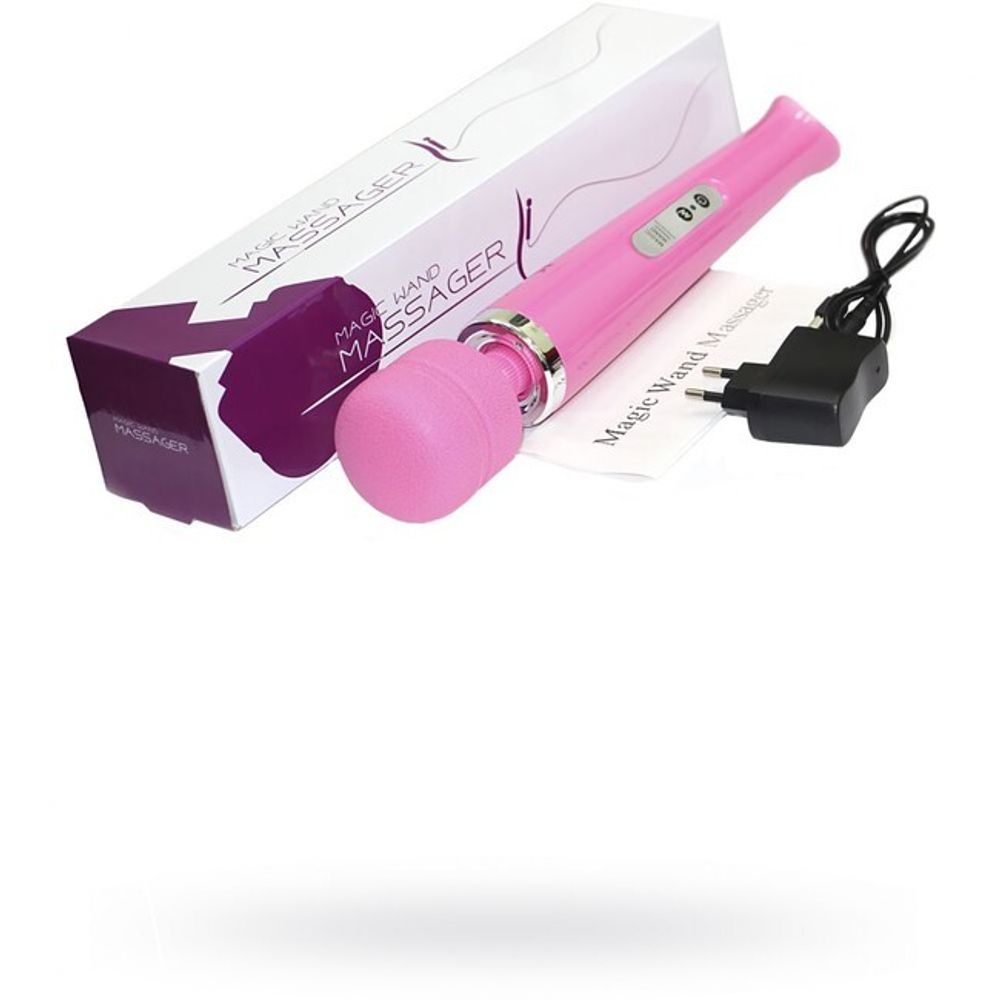 Вибромассажер беспроводной Hitachi Magic Wand Massager , розовый (10 режимов) (Цвет: розовый)