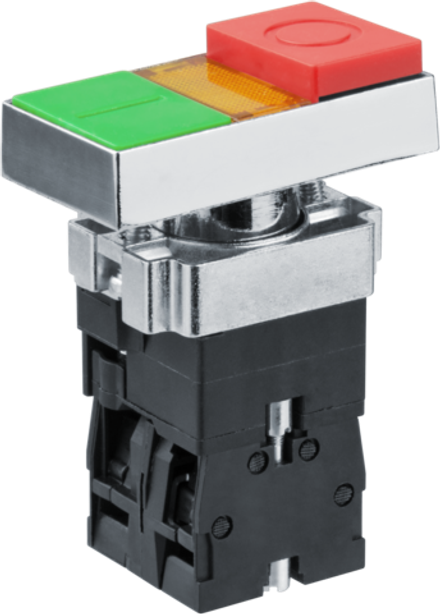 Кнопка Navigator 82 808 NBI-B-01 I-0 d22мм 230В NO+NC