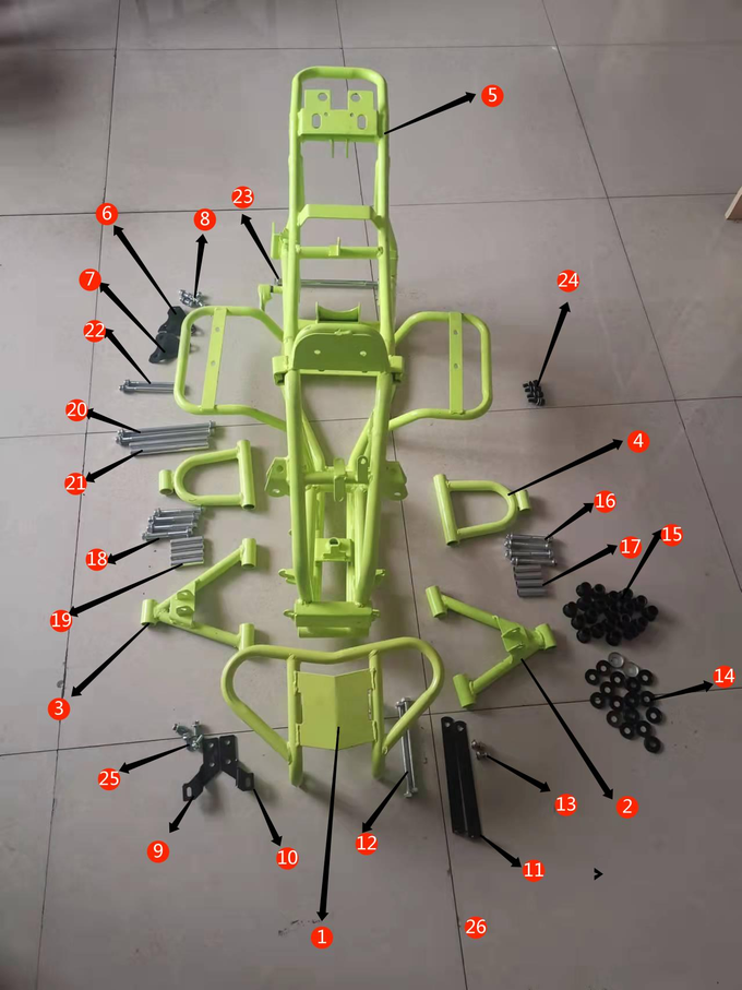 Запчасти B к квадроциклу Motax Mikro 110