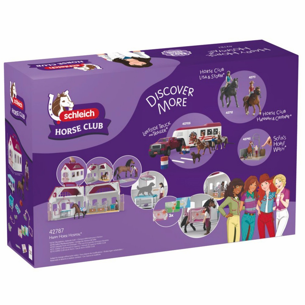 Schleich Horse Club - Клиника для лошадей ЗДОРОВЫЕ КОПЫТА + жеребец породы андалузской 42787
