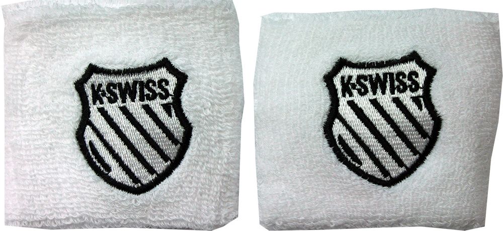 Напульсник теннисный K-Swiss Wristband 2,5&quot; - white/black