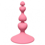 Короткая анальная цепочка Sweetheart Plug (10 см , розовый) (Цвет: розовый)