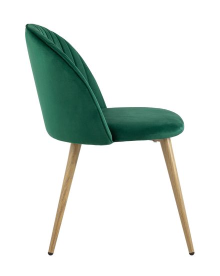 Стул Лион Страйпс велюр зеленый 4 шт