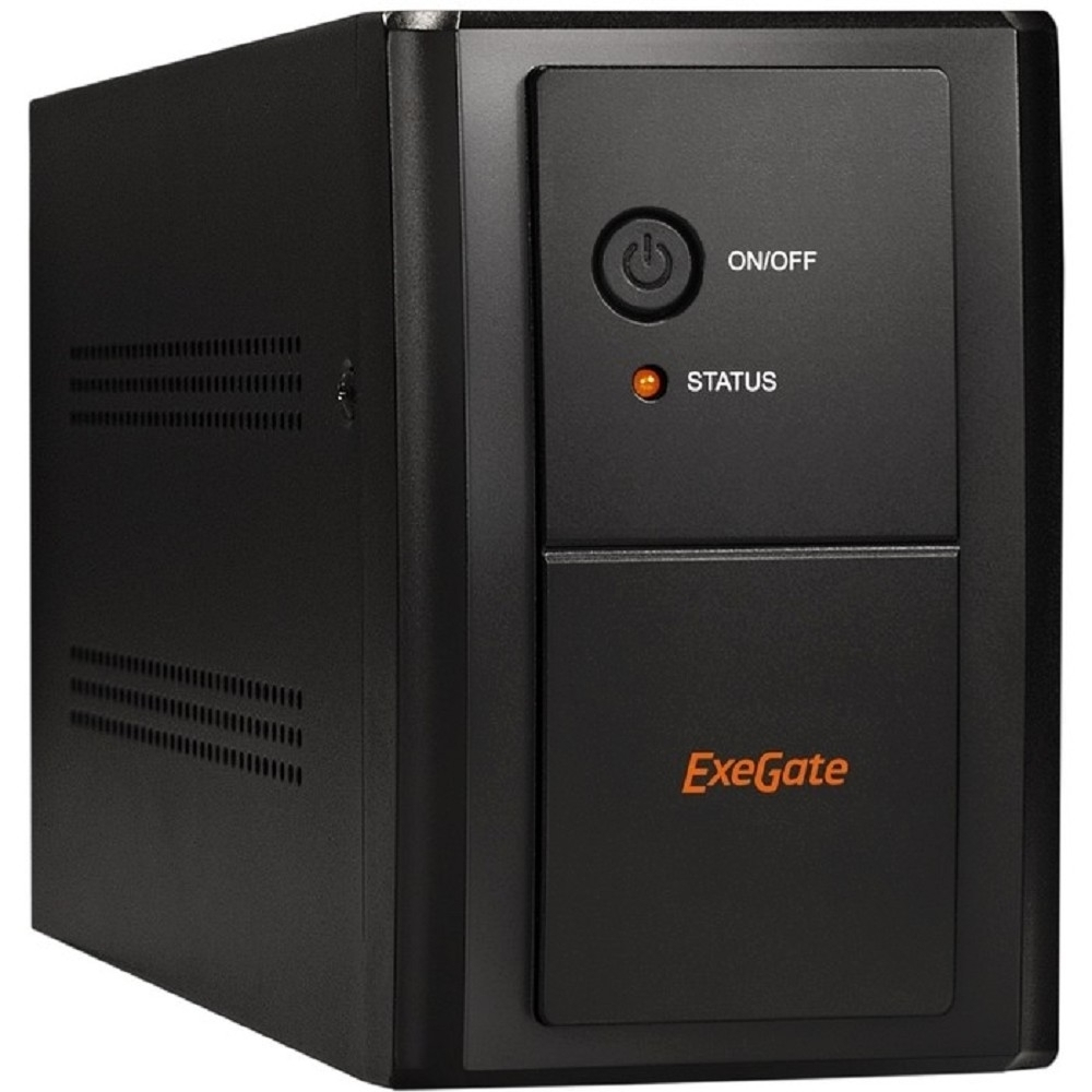 Exegate EP285488RUS ИБП ExeGate SpecialPro UNB-1200.LED.AVR.8C13.USB &lt;1200VA/750W, LED, AVR, 8*C13, USB, металлический корпус, Black&gt;