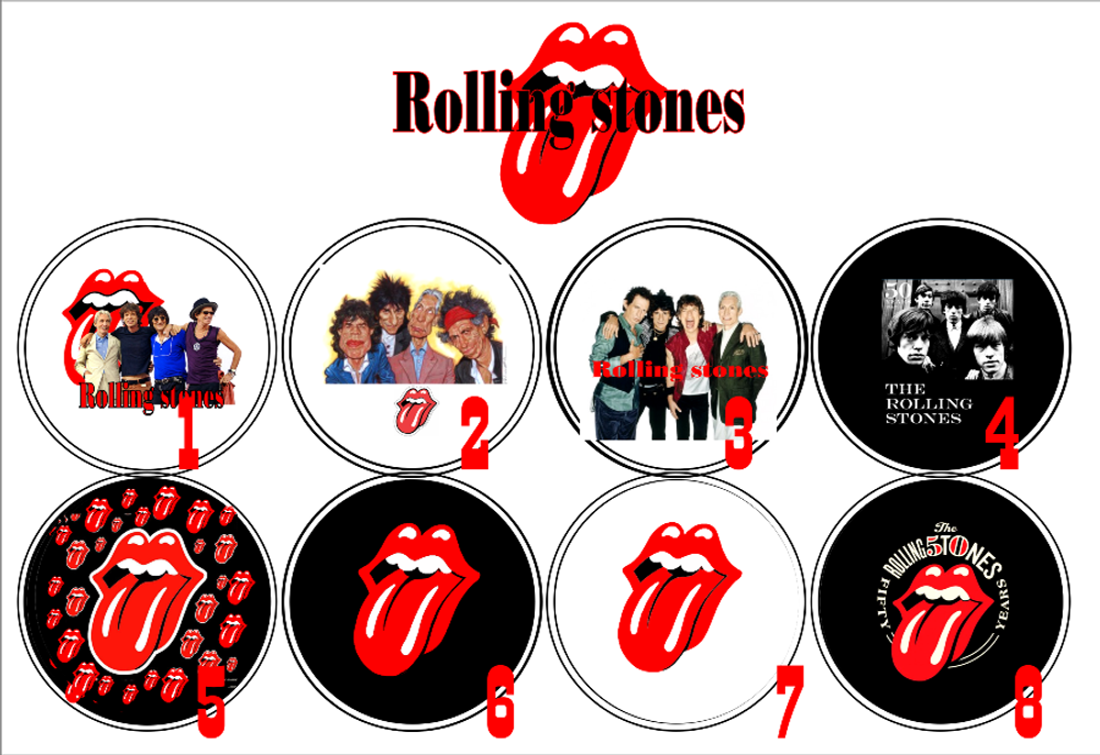 Значок Rolling Stones 36мм ( в ассортименте )