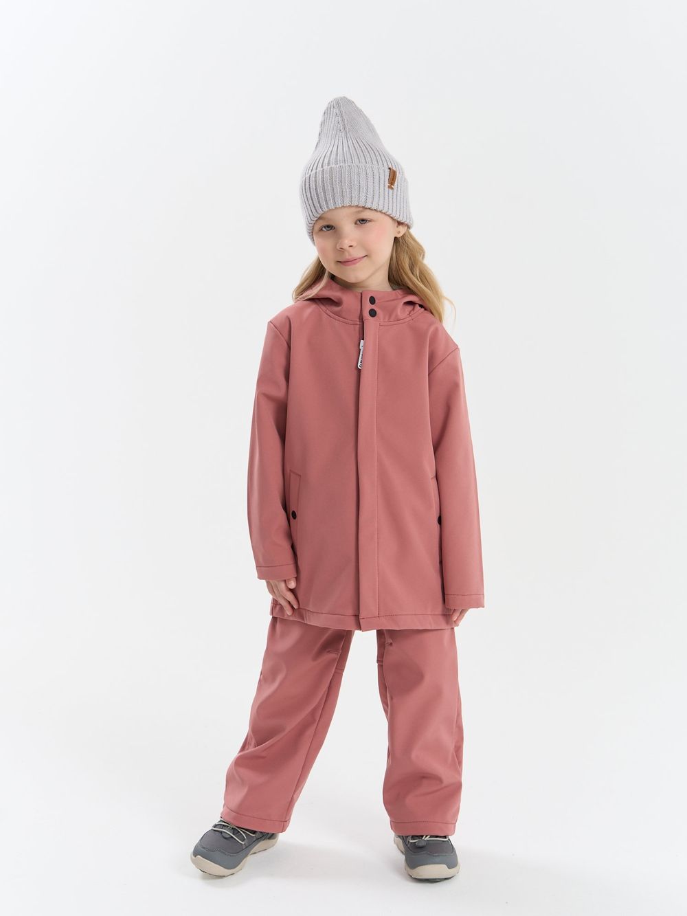 Парка Softshell демисезонная "Пепельная роза"