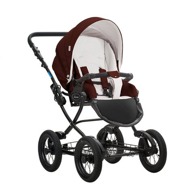 Коляска 2в1 Aroteam Cocoline 18 Prima/Красная кожа
