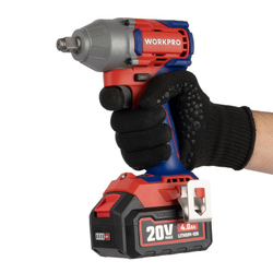 Гайковерт бесщеточный Workpro 20В 2х4 Ач