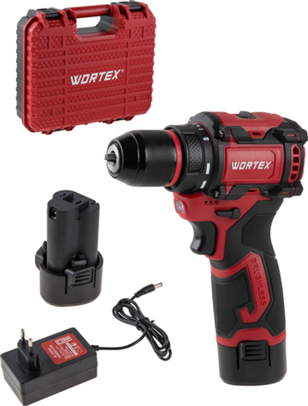 Аккум. дрель-шуруповерт WORTEX BD 1213-1 Dli в чем. 12 В, 40 Н*м, 2х2 А*ч, БЗП 10 мм