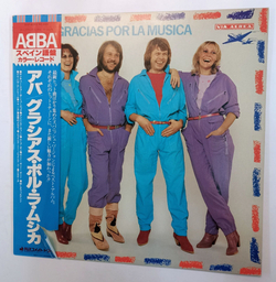 Винтажная виниловая пластинка ABBA Gracias Por La Musica (Абба поет на испанском языке) (Japan 1980 Red Vinyl)