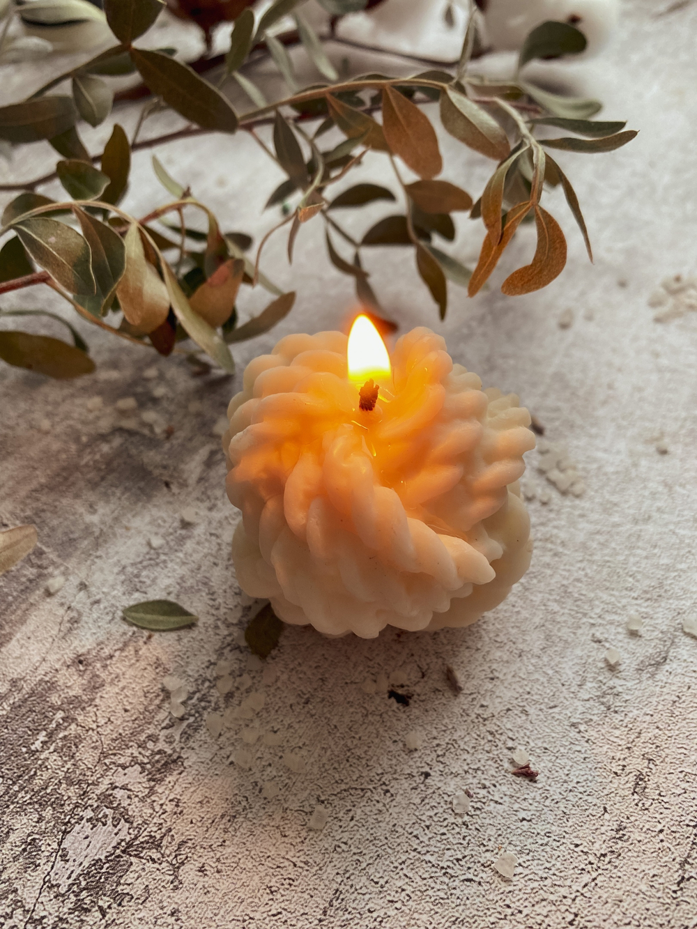 Соевая свеча "Клубочек"