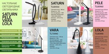 Новинки настольных светодиодных светильников. От компании Elektrosrandard!