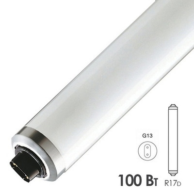 Ультрафиолетовая лампа Philips TL 100W/01 R17D/G13 L1782.2mm 311 nm для лечения псориаза 928034900130