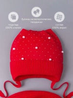 Шапка для девочки осенняя и снуд ушками