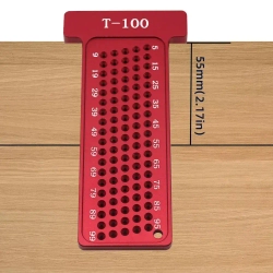 FNICEL Линейка/угольник 119мм х 58мм, Алюминий