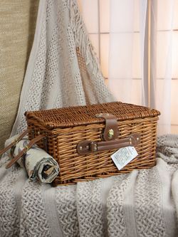 HOLYDAY BASKET Набор для пикника с термосумкой и пледом на 4 персоны