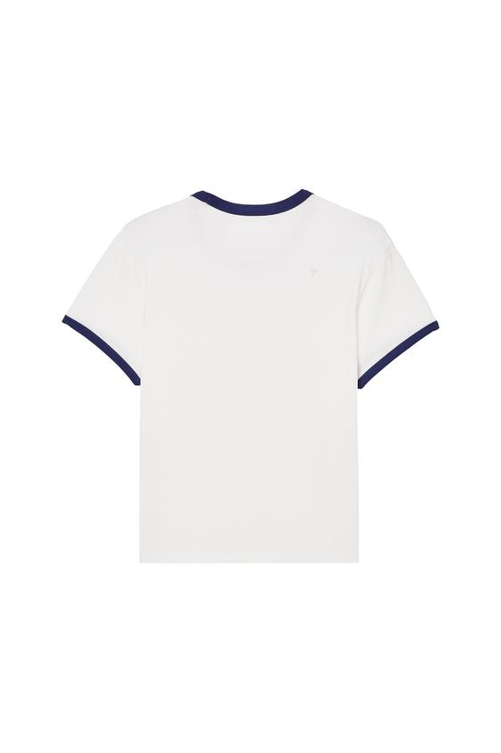ZARA X BENITO ANTONIO ФУТБОЛКА УКОРОЧЕННОГО КРОЯ С КОРОТКИМИ РУКАВАМИ, ЖЕЛТОВАТО-БЕЛЫЙ