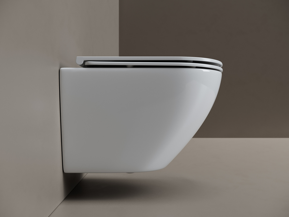 Унитаз подвесной Ceramicanova Whirl торнадо 3.0 сиденье микролифт белый CN11007T