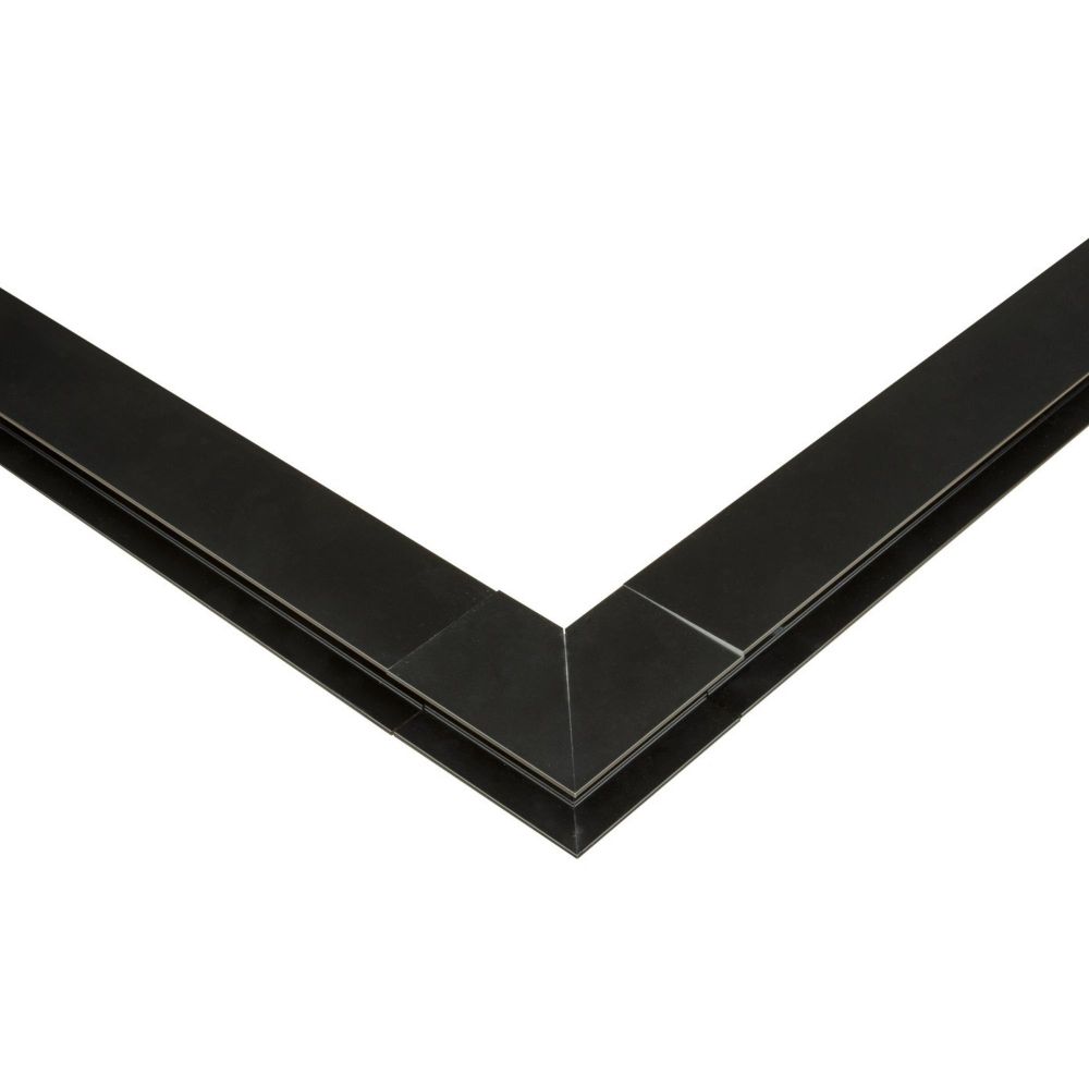 UBX-MS22-35 BLACK Коннектор для накладных магнитных шинопроводов. 35мм. Угловой. Вертикальный. Черный. ТМ Uniel