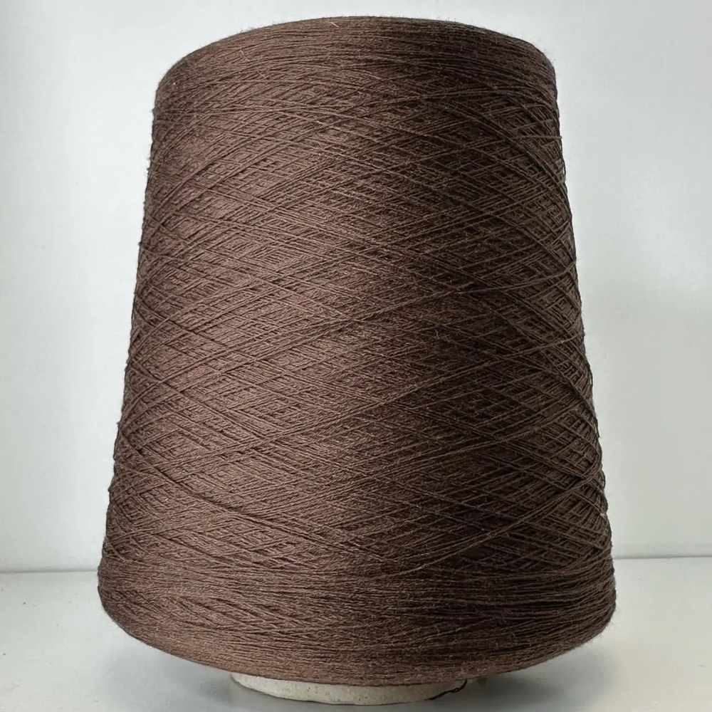 MOOREA IT - Botto Giuseppe; 55% шёлк, 45% хлопок; 1200м/100гр, (2/2400); col. M38 CIOCCOLATO, цвет: коричневый