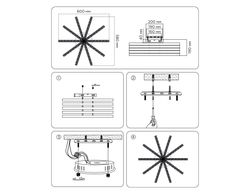 Ambrella Потолочный светодиодный светильник с пультом Original FA8897