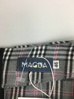 Платье Magda серое "в клетку" 46 размер, новое