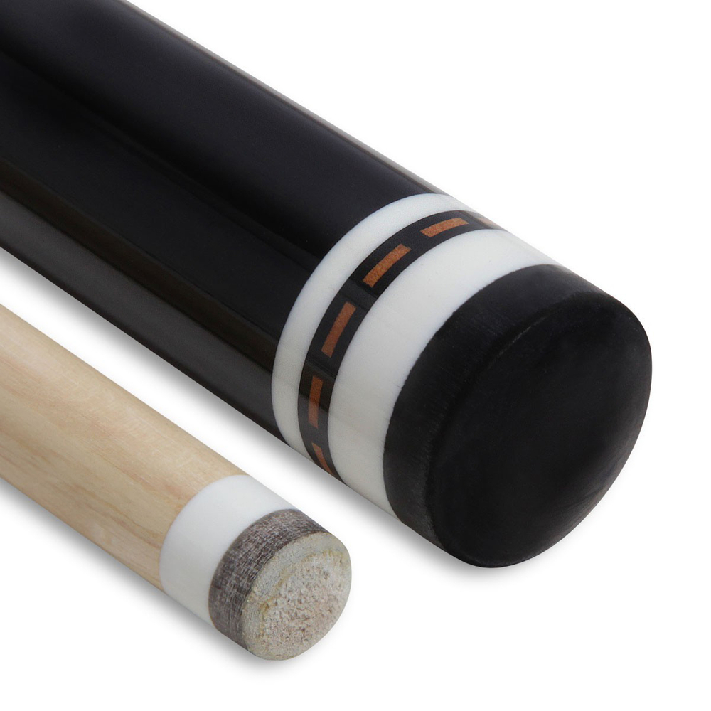 Бильярдный кий для русского бильярда Vantex Феникс №2 (черный граб), двухсоставной