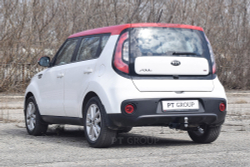 Фаркоп PT GROUP /съемный квадрат/ KIA Soul 2013-2018(паспорт и сертификат в комплекте)(без электрики) арт.KSL-13-991122.00