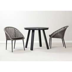 Плетеный стул Sverre, серый