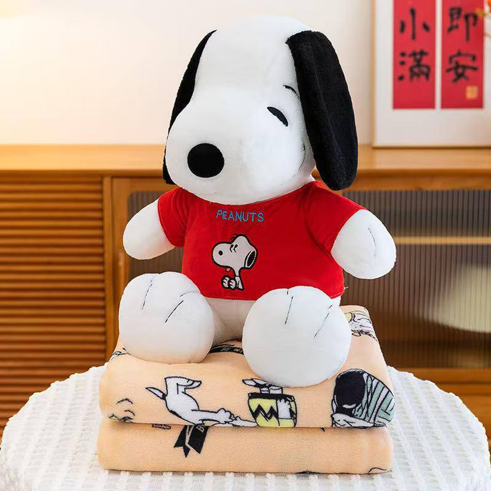 Мягкая игрушка с пледом