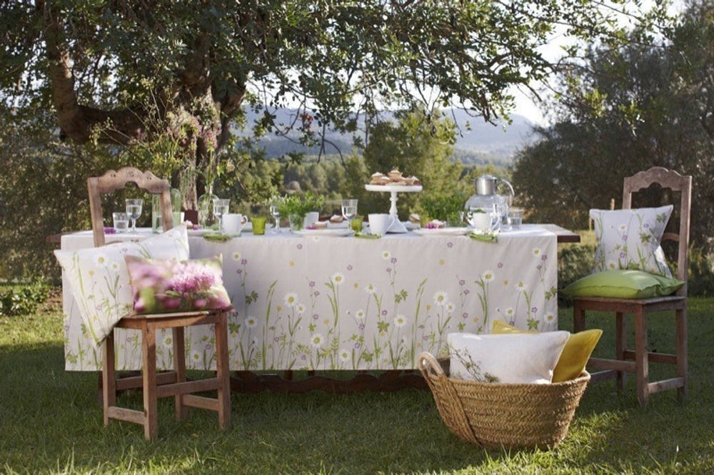 Скатерть 170x270 Proflax Ameland green Германия