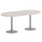 Onix Direct Стол овальный O.SPRG-3 Денвер Светлый/Металл Серый 1800*900*750