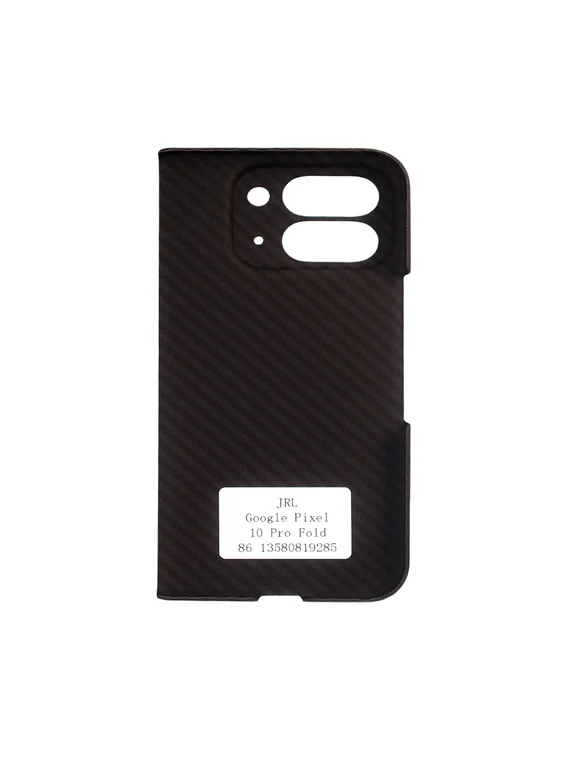 Карбоновый чехол для Google Pixel 10 Pro Fold черная полоска (Black)