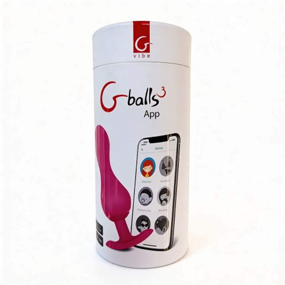Gvibe Gballs 3 App Petal Rose - умный тренажёр Кегеля, 8х3 см