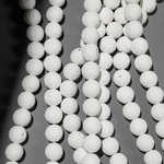Лава вулканическая белая (имитация), 10,5мм, шар