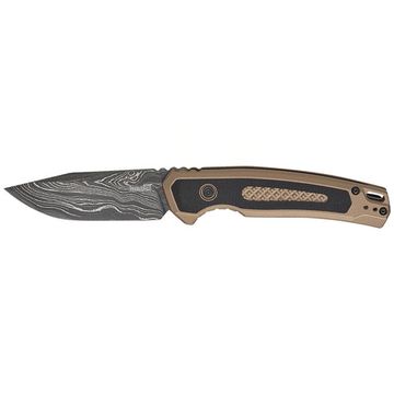 Автоматический нож KERSHAW 7106DAM Launch 21 с клинком из стали Damascus, рукоять Aluminum и G10