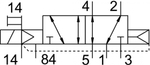 VUVG-B14-M52-AZT-F-1R8L Распределитель с электроуправлением