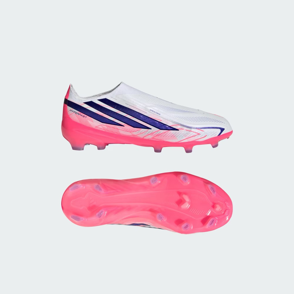 Бутсы adidas F50 Elite Hyperfast LL FG Junior - белый