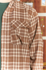 Рубашка Called a Garment Human Flannel Shirt "Brown"