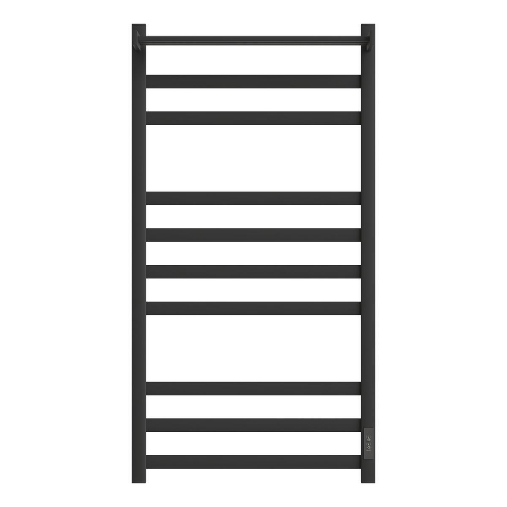 купить Полотенцесушитель электрический Point Меркурий PN83850PB П9 500x1000 с полкой, диммер справа, черный