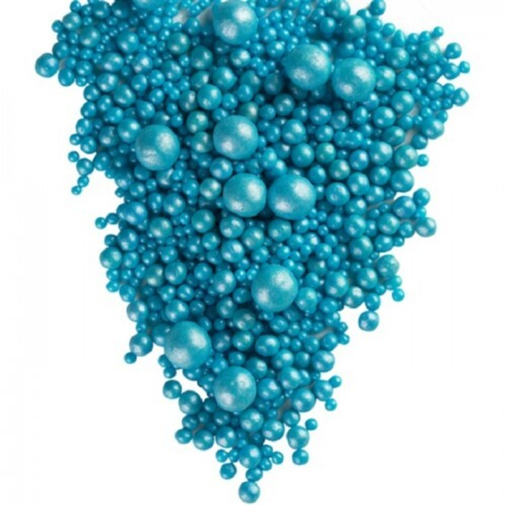 Шарики кранч Бирюза микс 100 гр.